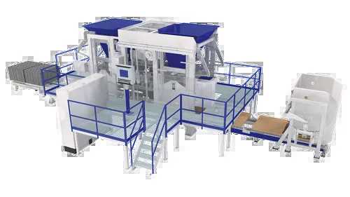 Fully Automatic Stationary Multilayer Block Making Machine