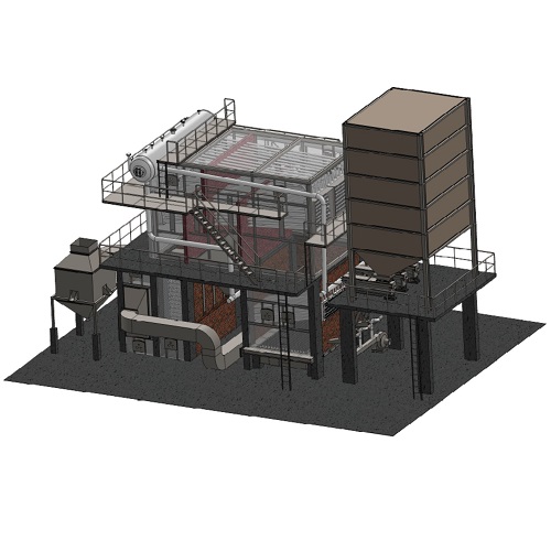 Water Tube FBC Steam Boiler