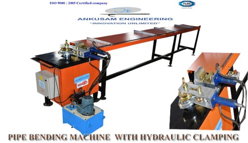 Motorized Pipe Bending Machine with Hydraulic Clamping