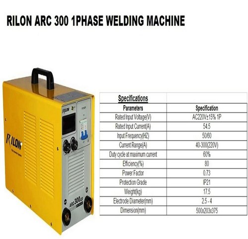Rilon Arc 300 1P Welding Machine
