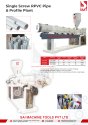 Single Screw RPVC Pipe and Profile Plants