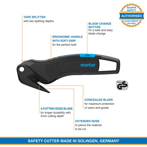 Carton Cutter - Martor Safety Cutter Secumax 320 by Saurya