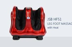 Jsb Hf51 Leg And Foot Massager With Heat- red