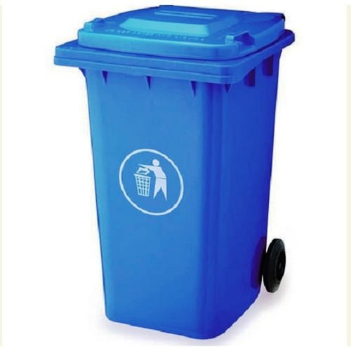 Blue Plastic Waste Bin
