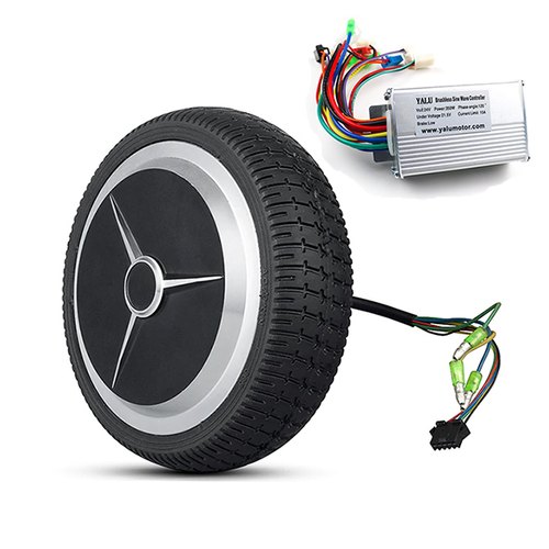 6 Inch 24V 350W Drum Brake Electric Bicycle BLDC Wheel Hub Motor Kit with Controller