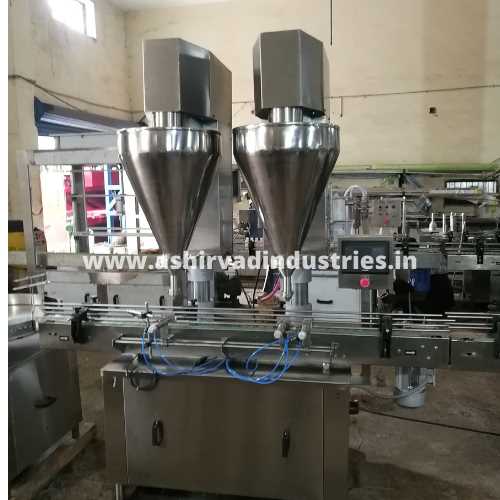 Automatic Double Head Auger Powder Filling Machine