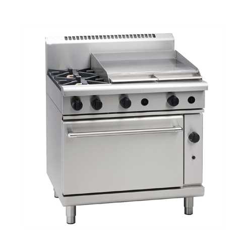 Two Burner Range and Griddli Plate With Oven