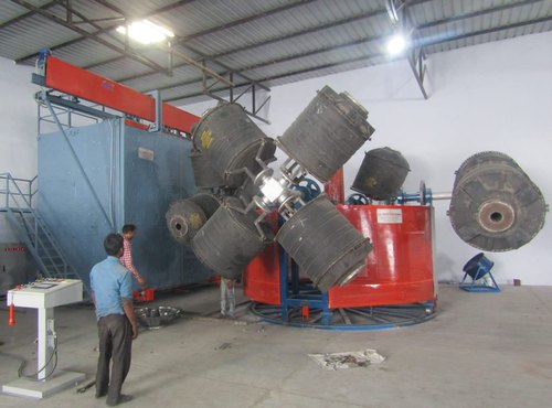 1000 Litre Four Arm Rotomolding Machines
