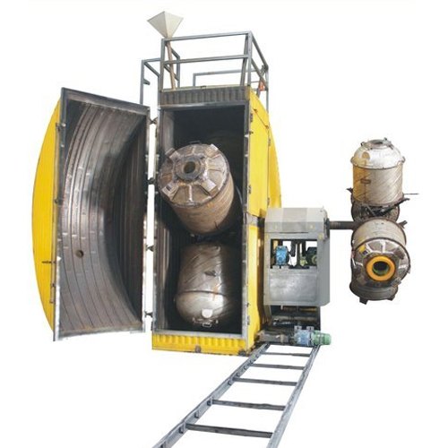 Single Arm Bi Axial Rotational Moulding Machine