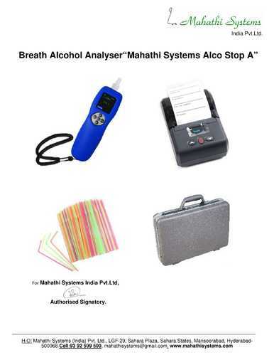 Police Breath Analyzer With Printer Rugged Model
