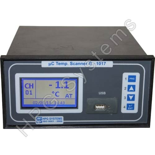 Microprocessor Based Temperature Scanner and Data Logger