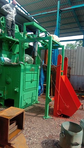 300 Kg Per Cycle Tumblast Shot Blasting Machine 