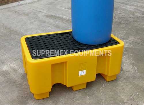 2 Drum Poly Spill Pallet