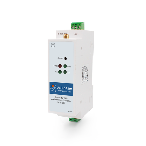 USR-DR404 Din Rail RS485 to WiFi Converters