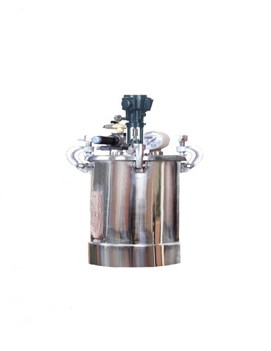 Pressure Feed Tank S S 5 Liter With Pneumatic Stirrer