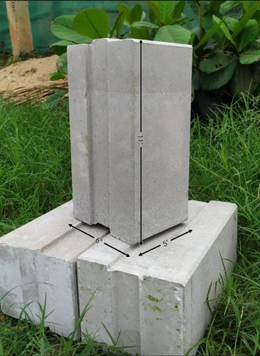 Rectangular Cement Interlock Block