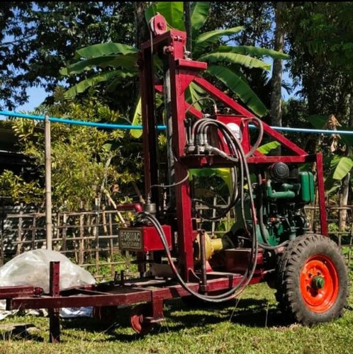 Portable Hydraulic Borewell Drilling Machine