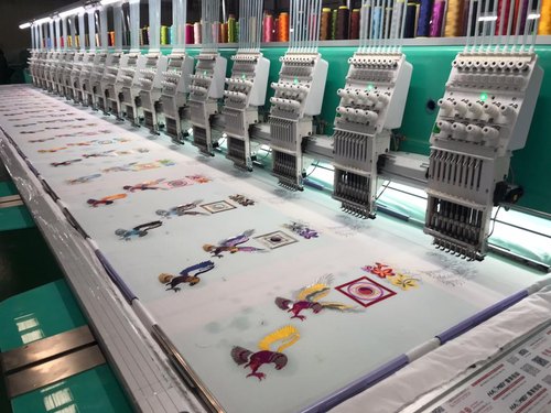 Flat Computerized Embroidery Machine