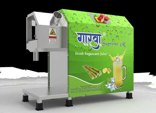 Gaarwa Supreme 4 Roller 1 5 HP Sugarcane Juice Machine