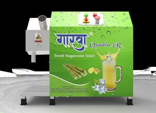 Gaarwa Quadra 4 Roller 2 HP Sugarcane Juice Machine