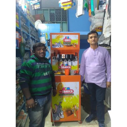 4 Valve Soda Fountain Machine