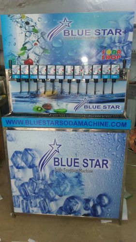 12 Valve Soda Fountain Machine