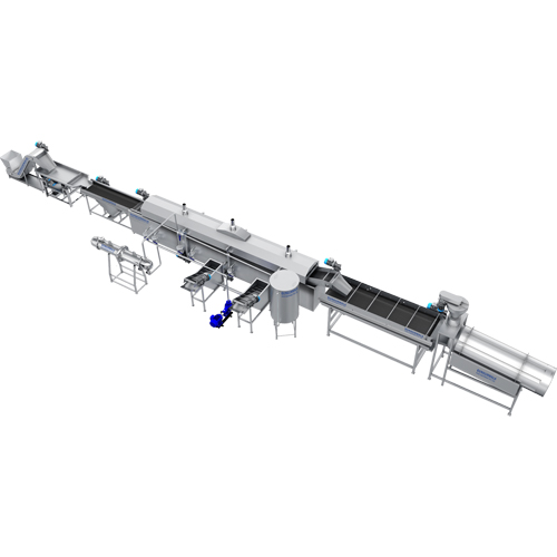 Potato Chips Line with Thermic Heat Exchanger
