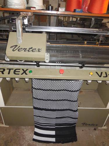 Semi Computerized Jacquard Flat Knitting Machine