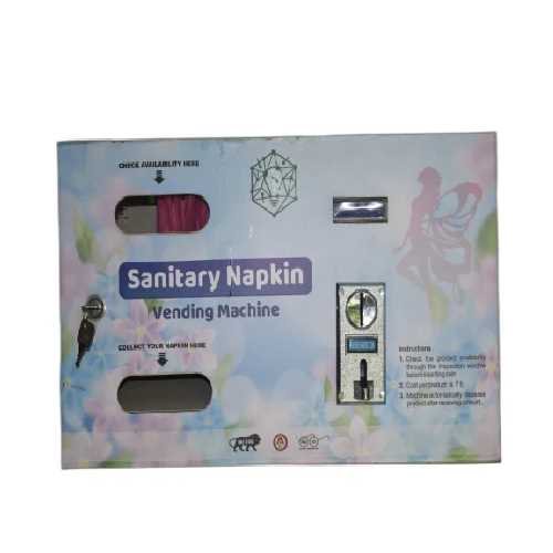 Automatic Sanitary Napkin Vending Machine 100 Pad Storage