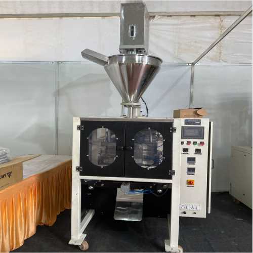 Auger Filler Servo With Collar Type Packing Machine