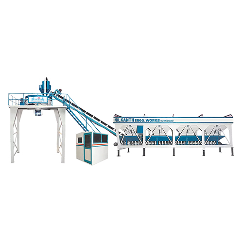 Stationary Concrete Batching Plant Twin Shaft Mixer