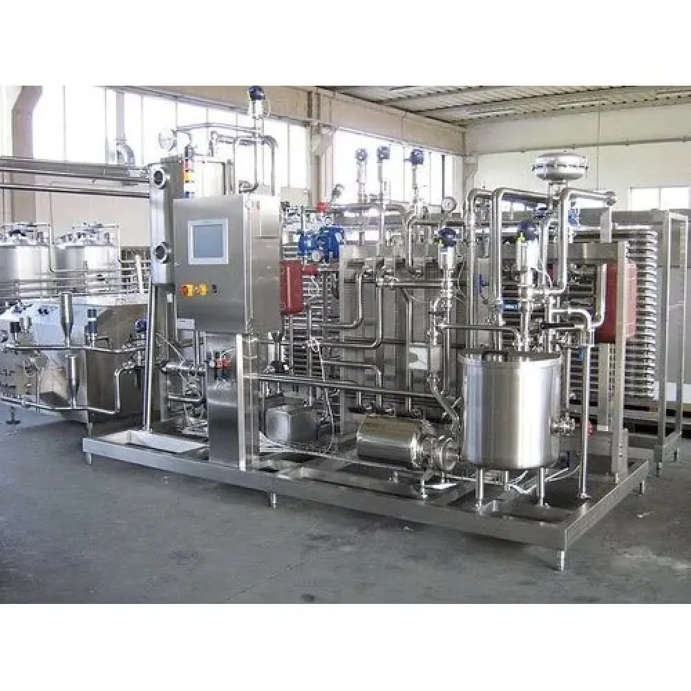 Milk processing plant and machines