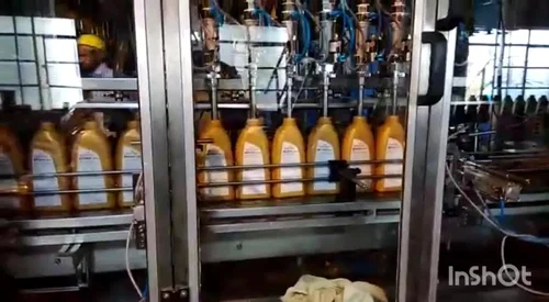 Automatic Engine Oil Filling Machine