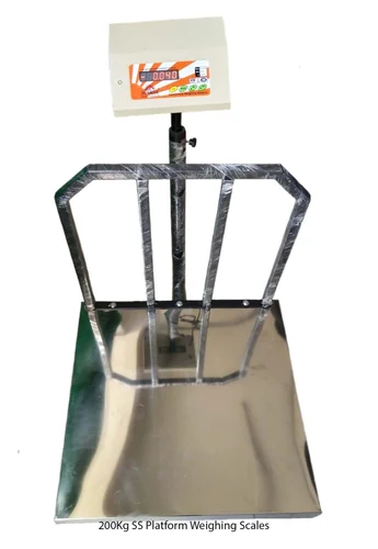 Stainless Steel External 200Kg SS Platform Weighing Scales