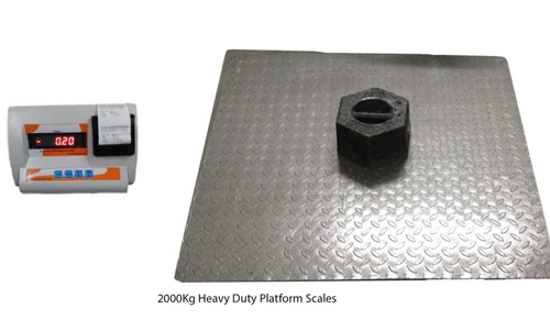 Mild Steel 1200 X 1200,2000kg Heavy Duty Platform Scales