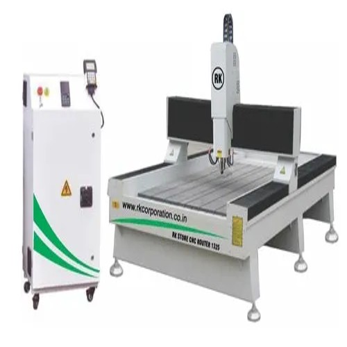 Semi-Automatic Stone Engraving Stone Cnc Router, Size: 1300x2500x300mm