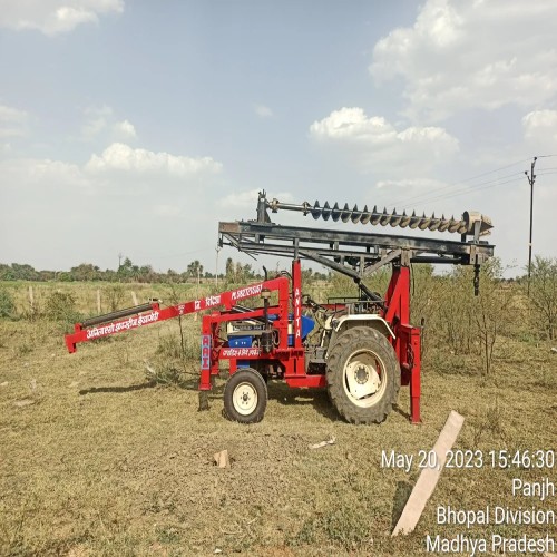 Steel Tractor Attachment Piling Machine