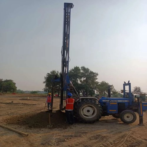 Tractor Piling Machine