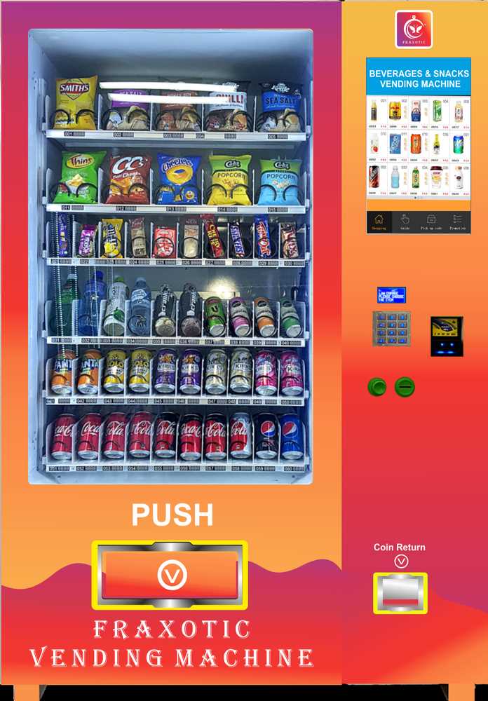 Fraxotic 22” Touch Screen Vending Machine