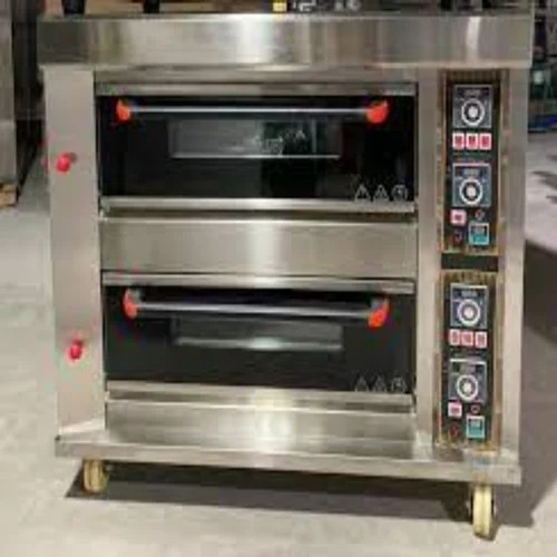 Two Deck Four Tray Pizza Oven