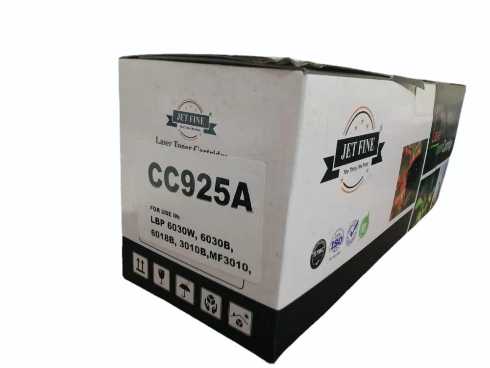 CC925A Jet Fine Laser Toner Cartridge, Page Yield: 2500 Pages