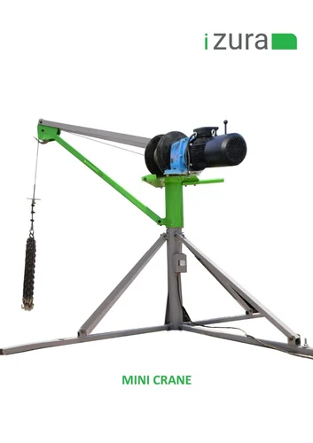 Izura Electric 300 Kg Mini Crane, AMC/After Sales Service: Provided, Max Height: 30 Meter