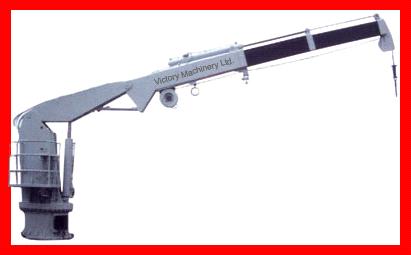 Telescopic hydraulic crane