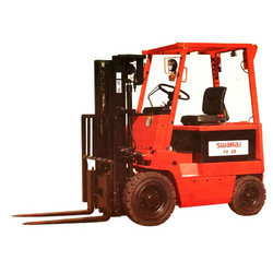 Electric fork lift truck