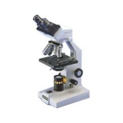 Binocular research microscope