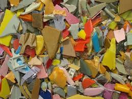 Yellow HIPS Plastic Scrap
