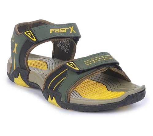 Men's Nylon Sandals & Floaters Yellow Grey