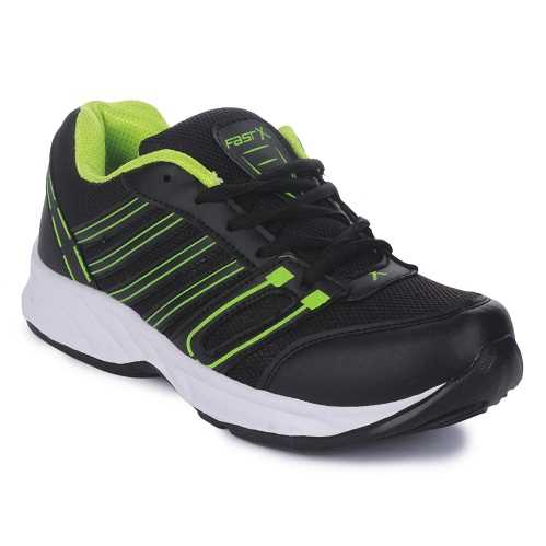 Blue black and Green Padded insole Men's sports Shoes