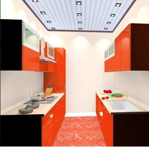 Hi Gloss Modular Kitchen