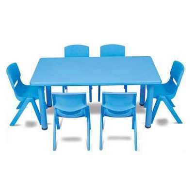 Rectangular shaped kids table